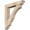 Ekena Millwork Balboa Traditional Smooth Bracket w/ Offset Brace, Douglas Fir, 7 1/2"W x 40"D x 44"H BKT0806X40X44BOA01SDF - alternate 1